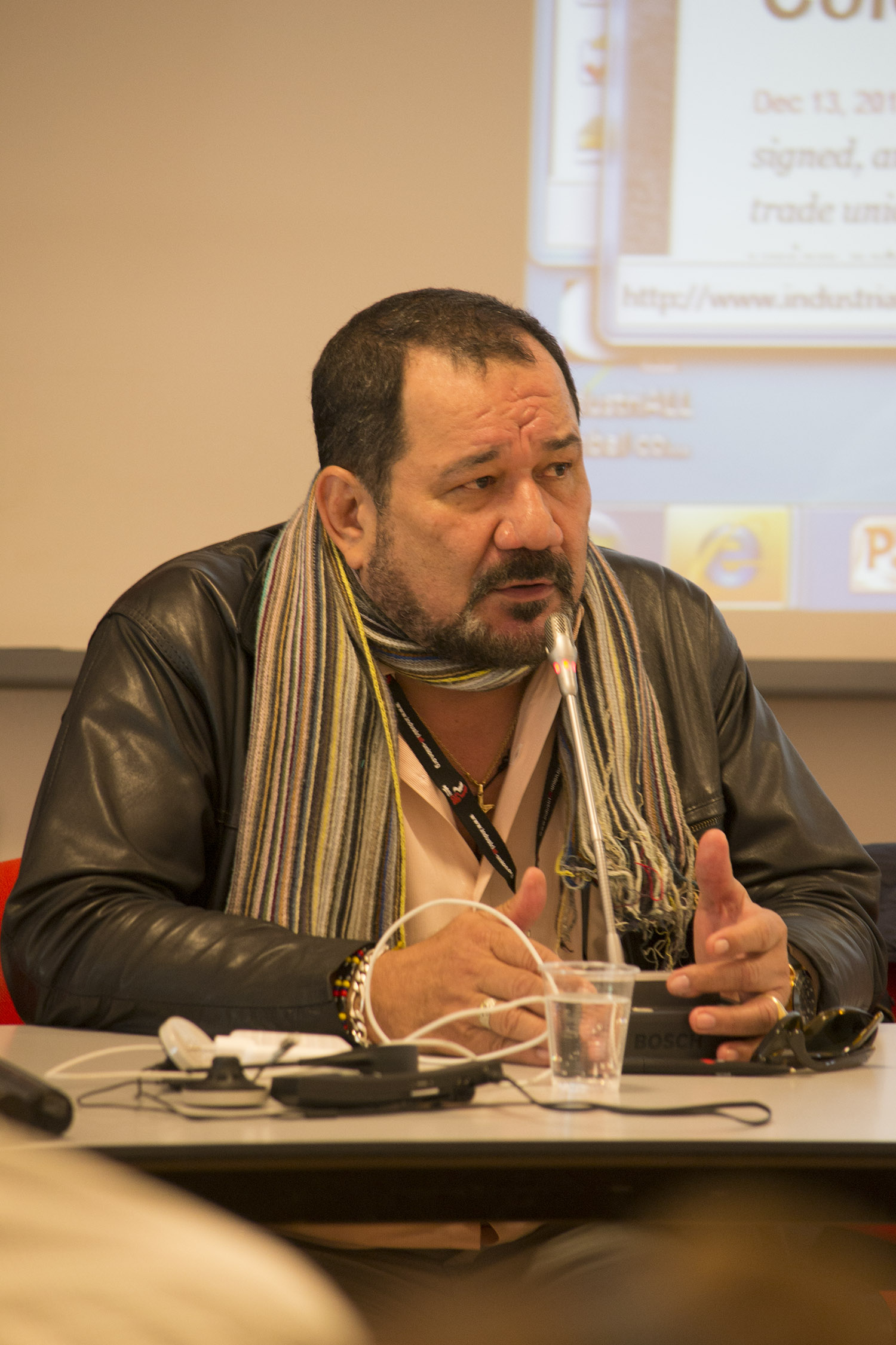 Хосе Марин Морено рассказывает о преследовании членов профсоюзов в Колумбии