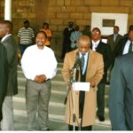 Protesta sobre el salario digno en Lesotho