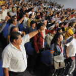 Feb 20 2013 SME members rally at solidarity event with trinational alliance and others