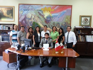UNI affiliates meet Mexican Embassy official Diego Ruiz Gayol