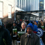 Washington DC demo outside the Mexican Embassy, 21 February