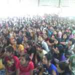 Бастующие рабочие-швейники