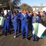 В Намибии бастуют члены Manwu 