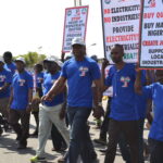More than 400 workers took part in the African Industrialization Day rally in Nigeria