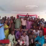 Leaders of IndustriALL affiliates in Nigeria