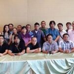 The leaders of the NXPSCI Workers Union at the signing of the Collective Bargaining Agreement 2014-2016