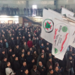 Rassemblement des mineurs en grève