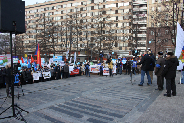 ARETU protest for wage increases in Russia