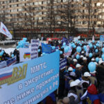 ARETU protest for wage increases in Russia