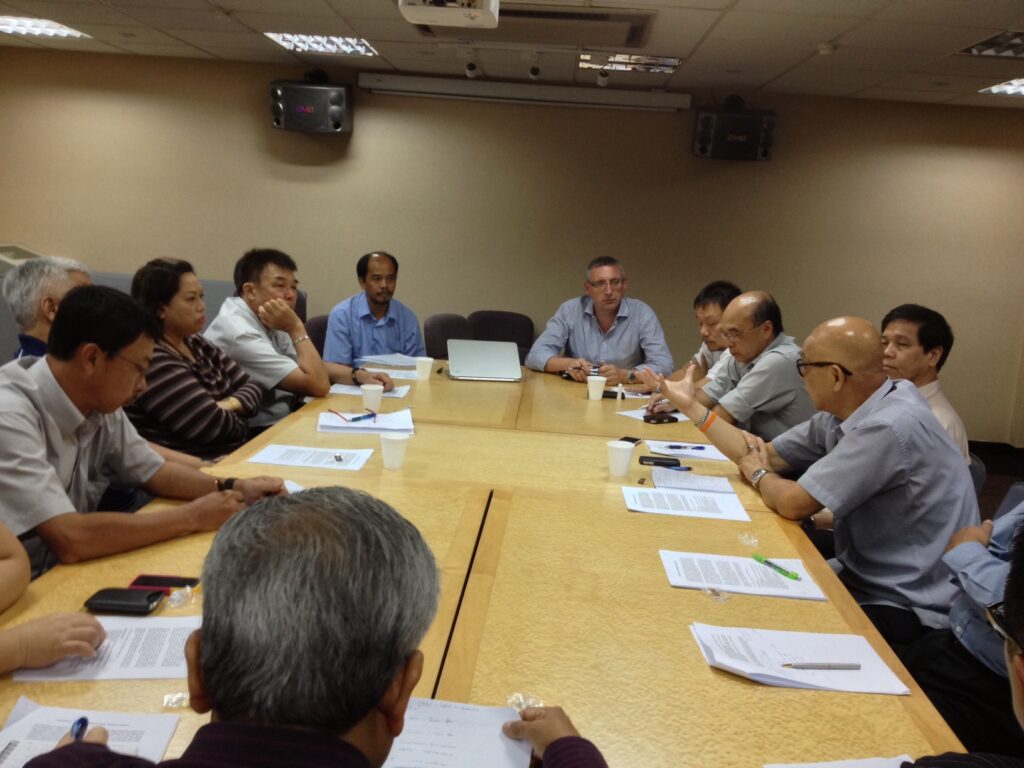 IndustriALL affiliates in Singapore meet and welcome new office