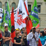 IndustriALL участвует в демонстрации против компании Glencore в 2012 году