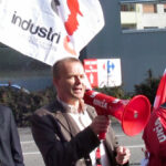 General Secretary Raina addresses Geneva austerity demonstration