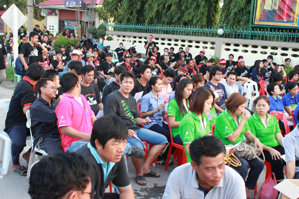 Thai Rayon workers at strike