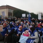 Picket line at Sisecam in Istanbul, Turkey, December 2012/January 2013