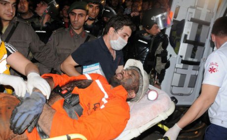 Un mineur blessé est sorti de la mine de Soma 