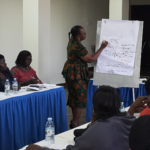 IndustriALL's ExCo member, Angeline Chitambo, advocated strong union structures for women at the Uganda meeting. 