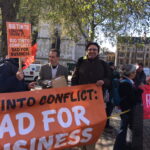 Assistant general secretary Kemal Özkan and campaigns director Adam Lee