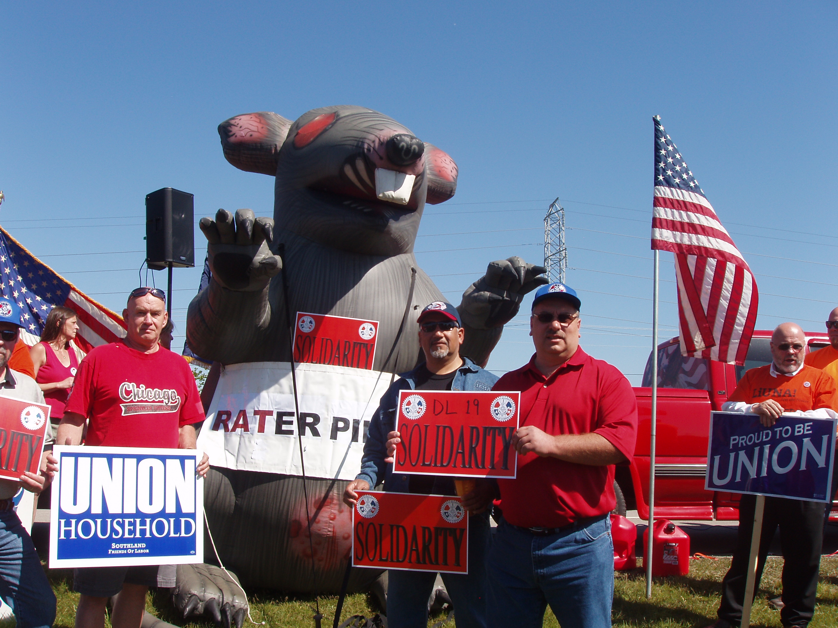 Caterpillar Solidarity Rally in Joliet