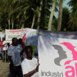 In Madagascar, IndustriALL affiliate Fisema Fort Dauphin marched with fellow trade unions.