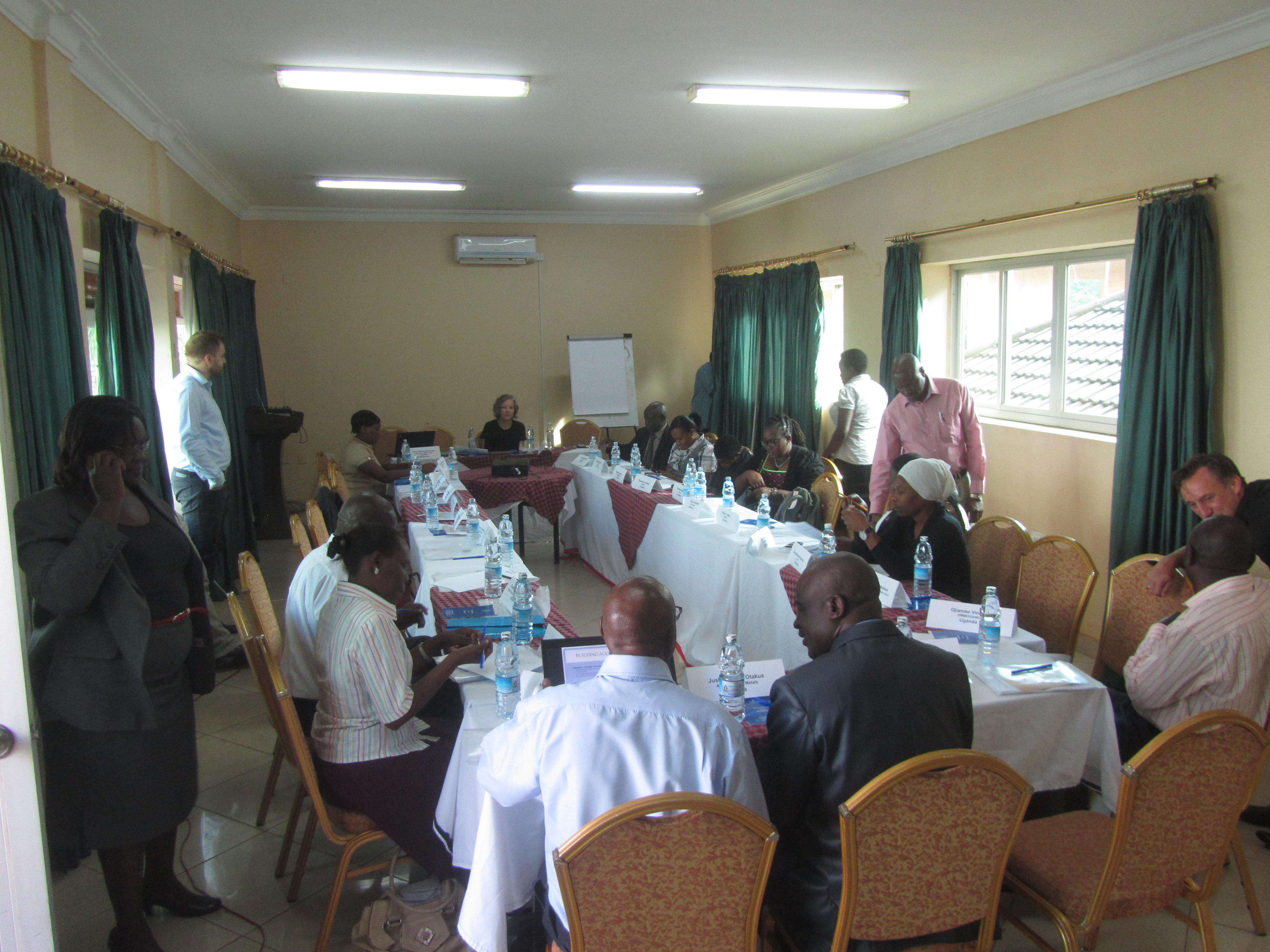 Rencontre avec IndustriALL et affiliés en Uganda