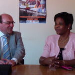 Alfons De Potter meets with Angeline Chitambo, Harare, April 2013