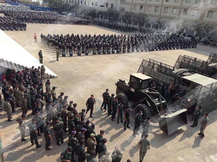 Подготовка камбоджийского спецназа