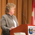 USW Vice-President Carol Landry