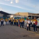 В Колумбии члены SINTRACARBON раздали листовки на шахтах Cerrejón и Prodeco