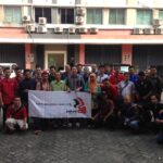 A union membership meeting at the Epson factory in Indonesia.