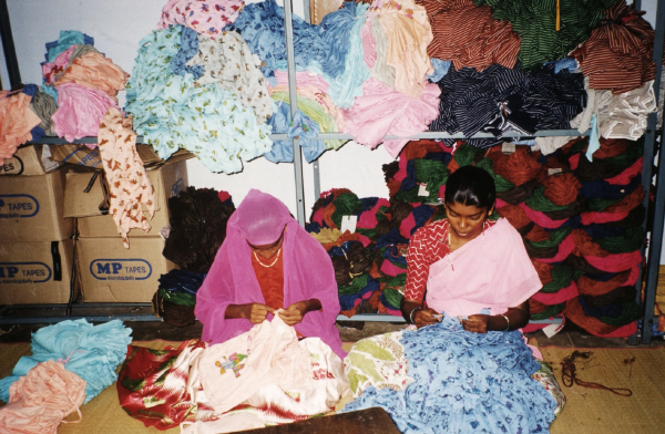 Textile workers in India