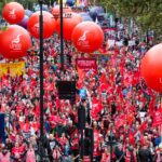 90,000 workers, including IndustriALL UK affiliates, march in support of the 