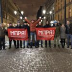 Marche de solidarité pour ITUWA à Moscou. ITUWA