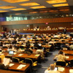 Заседание Комитета по применению стандартов в штаб-квартире МОТ в Женеве, Швейцария.