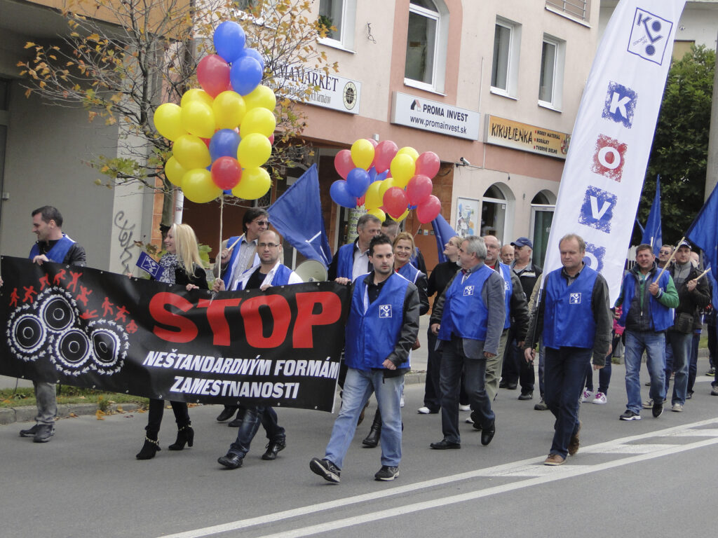 Rally organized by OZ KOVO, Slovakia