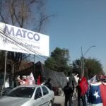 Trabajadores de Matco en huelga