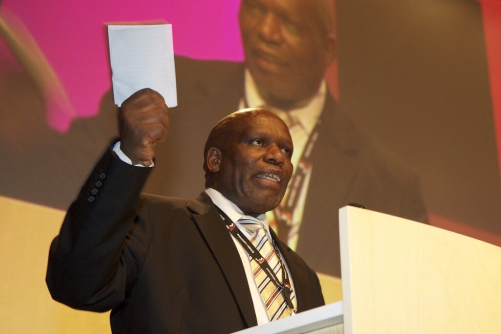 ICEM President Senzeni Zokwana