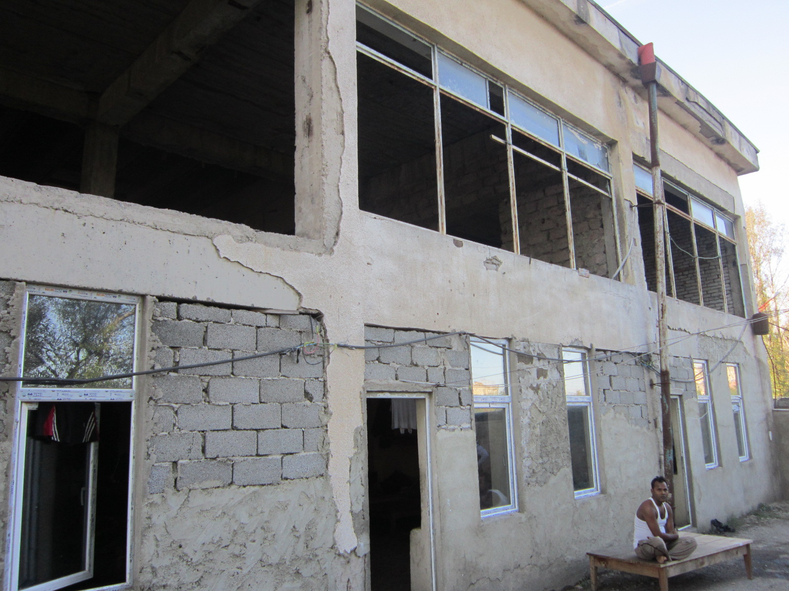 Общежитие для индийских рабочих